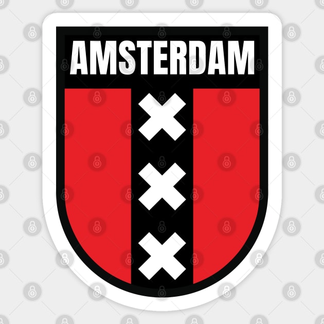 Amsterdam XXX Sticker by Footscore